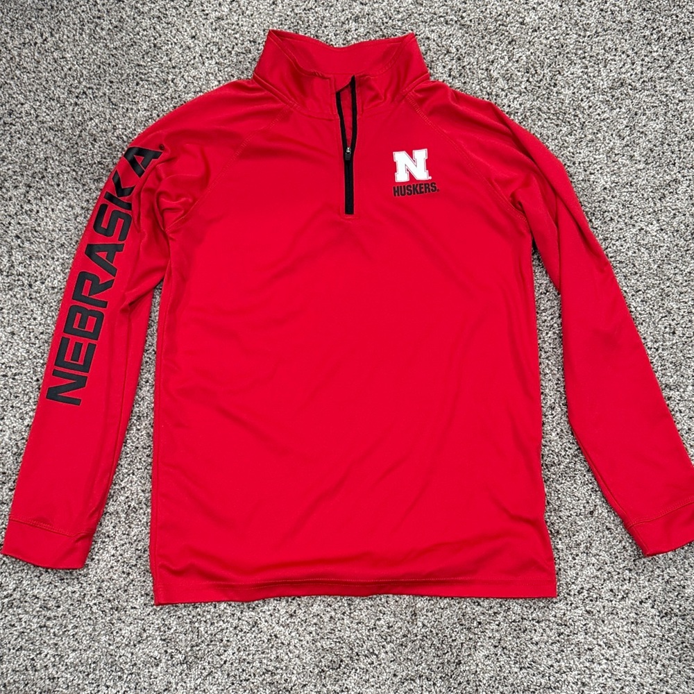Nebraska Huskers Quarter-Zip Pullover